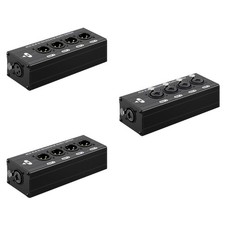 Reliable XLR/6.35mm Music Splitter With 4 Output Channel For Concert Sound