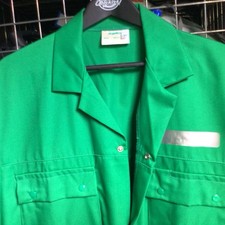 Boiler Suit Coveralls Workwear  Green 42” Tall Fit