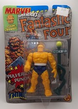 MARVEL SUPER HEROES FANTASTIC FOUR THE THING FIGURE TOY BIZ 1992 CARDED