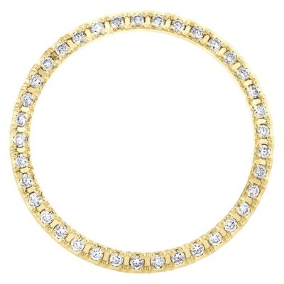 Custom U-Cut Bead Set Diamond Bezel For Rolex DateJust Midsize 31mm 0.65 CT