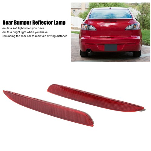 Car 1 Pair Left Right Rear Bumper Reflector BFF4 51 5L0AF Tail Warning Light - Picture 20 of 23