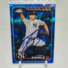 2024 Topps Chrome Sapphire #576 Tommy Kahnle New York Yankees SIGNED Tigers