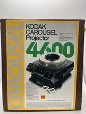 Working Kodak Carousel 4600 Slide Projector with controller/carousel/slides