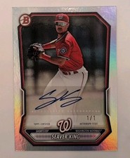 2026 Bowman Baseball SEAVER KING #BPA-SKI PROSPECT AUTO Silver Paper 1/1