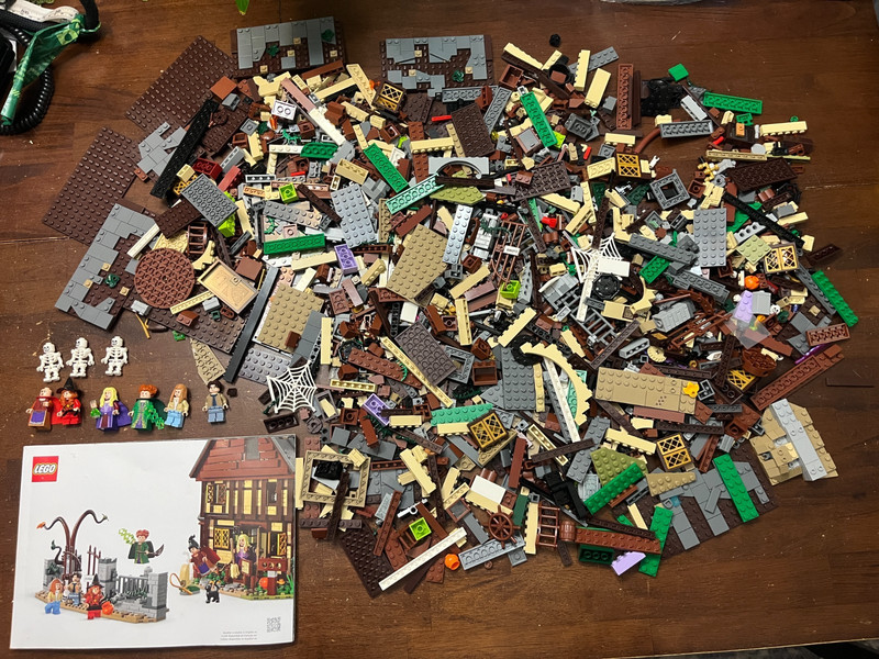 LEGO Ideas: Disney Hocus Pocus: the Sanderson Sisters' Cottage 21341 Incomplete