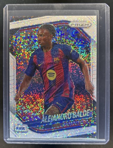 2025-26 Panini Prizm FIFA Alejandro Balde White Sparkle Prizm #256 Barcelona
