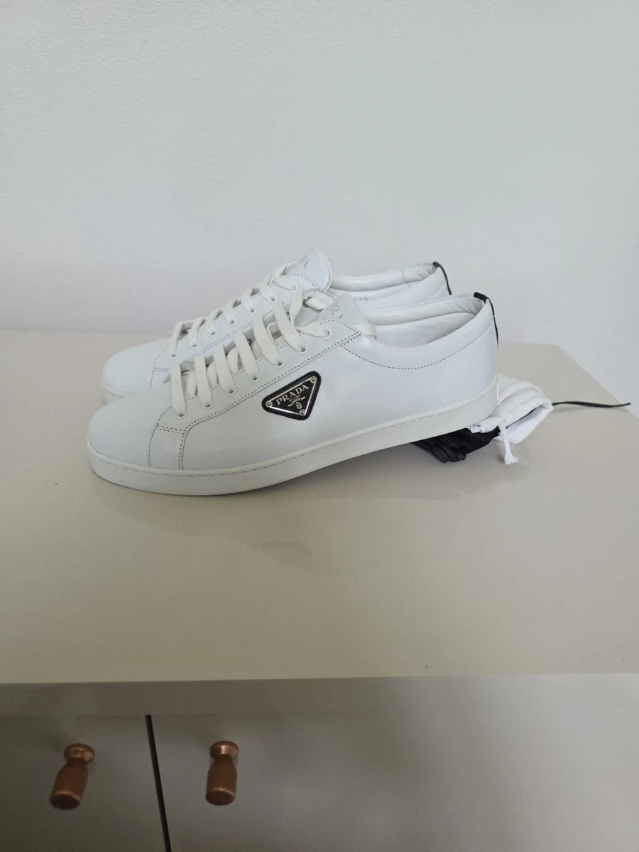 PRADA Leather Upper White Casual Shoes for Men for sale | eBay display picture 2