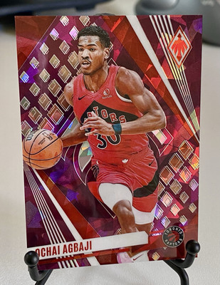 2023-24 Panini Phoenix Maroon Ice 245/275 Ochai Agbaji #249 Raptors NBA SP
