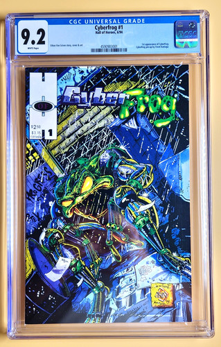 Cyberfrog #1, 1994 Hall Of Heroes/ Ethan Van Sciver, Rare, 1st Print CGC 9.2