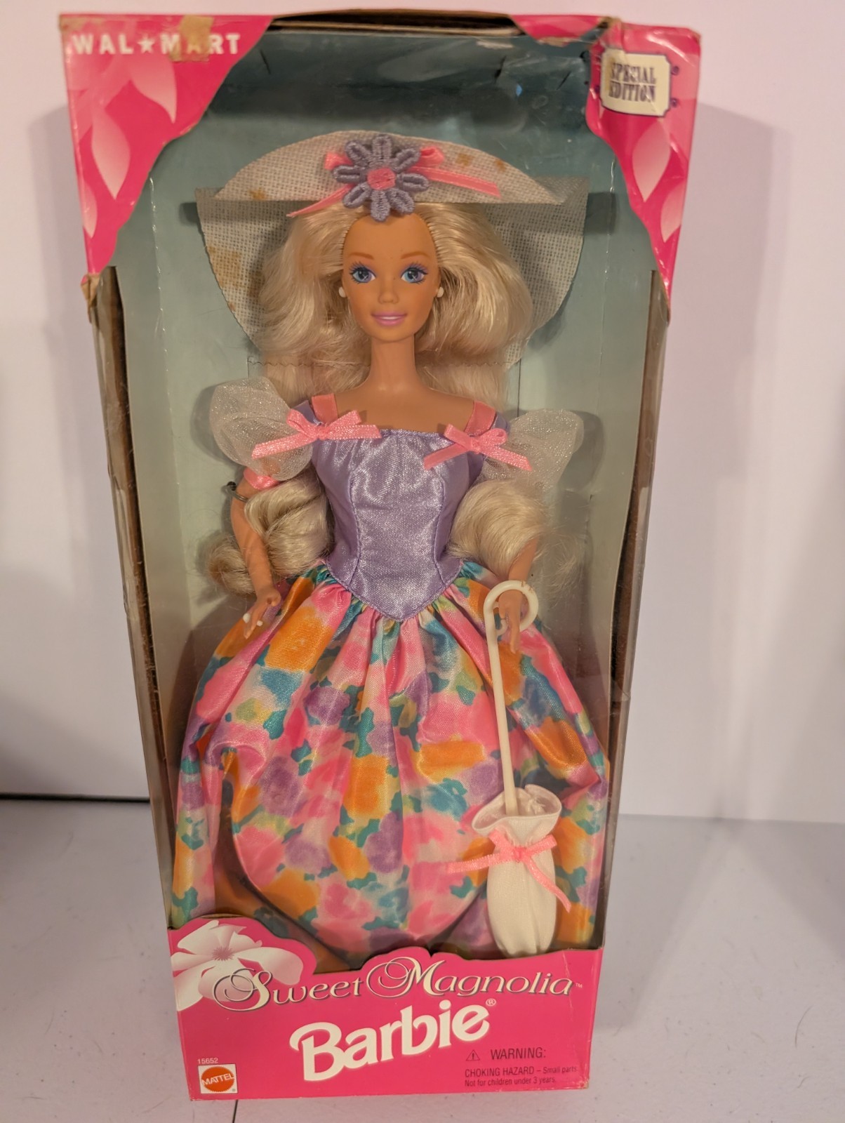 New 1996 Mattel Wal-Mart Special Edition Sweet Magnolia Barbie 15652