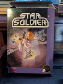 Star Soldier Nintendo NES Complete in Box w box manual