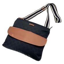 Borsa a tracolla Gucci nylon nero autentica I0318425