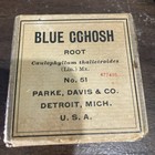 Vtg Parke Davis & co, Blue Cohosh 1900s Pharmacy box, Detroit Michigan — photo 2