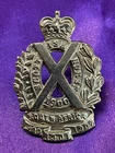 Genuine WW1/2 The Scottish Horse Yeomanry Scottish Crown Cap Badge w/lugs