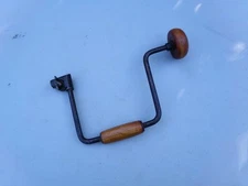 Vintage Harrold Bit Brace Hand Drill Auger Tool Thumb Screw USA