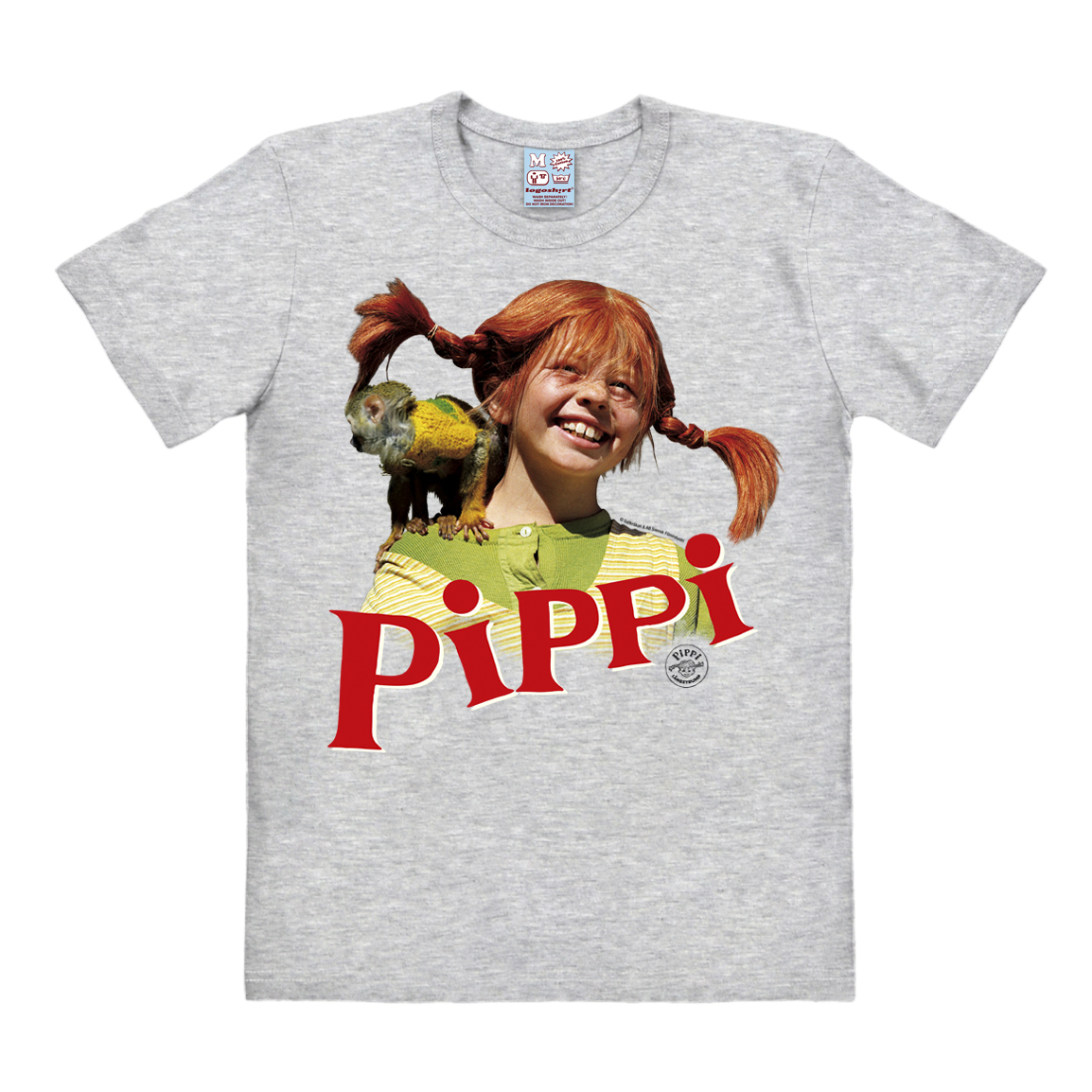Camiseta Pippi Calzaslargas y Señor Nilsson - Camiseta Pippi Långstrump