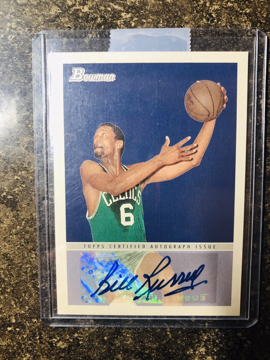 Bill Russell 2009-10 Topps Bowman 48 SP Autograph