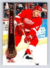 1994-95 Pinnacle #221 Terry Carkner NHL  Red Wings