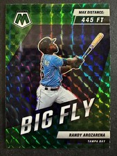 Randy Arozarena 2022 Panini Mosaic Baseball Big Fly Green Mosaic Prizm #BF-2