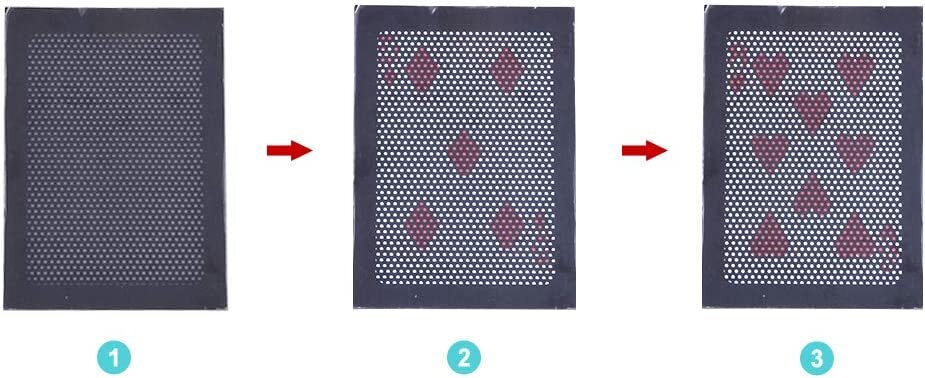 5pcs Wow 3.0 Magic Tricks Change Twice Special Cards Set