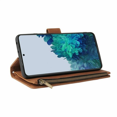 Zip Leather Case Coins Purse Wallet Cover for Samsung S24 S23 S21 FE S22 A14 A55 - Picture 8 of 57