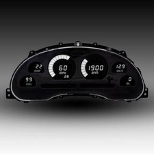 1994-2004 Mustang Digital Gauges White Led Intellitronix Dp7009w Made In Usa