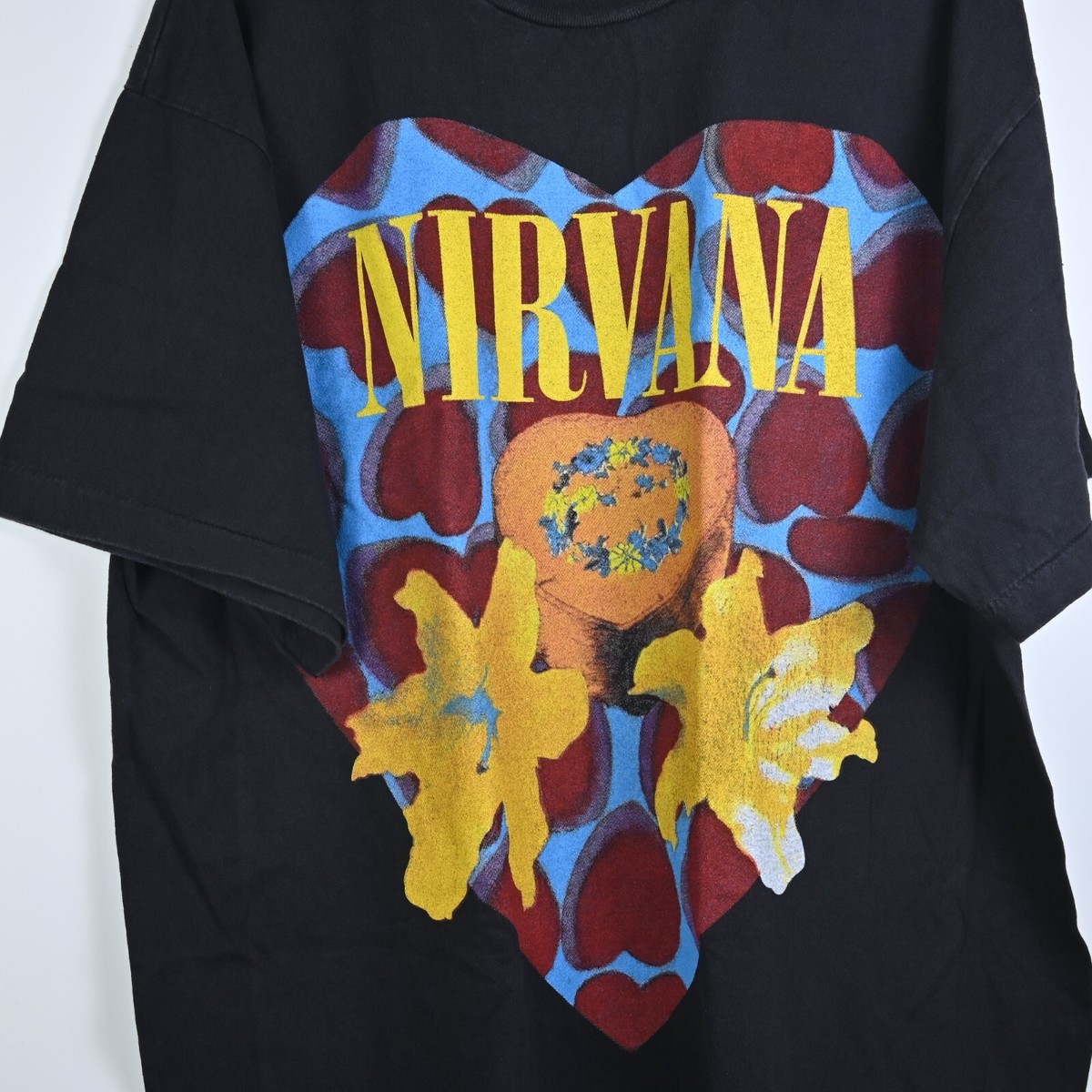 Nirvana Kurt Cobain Tour Shirt Vintage 1994 Sz L - トップス Nirvana Kurt Cobain Tour Shirt Vintage 1994 Sz L - トップス