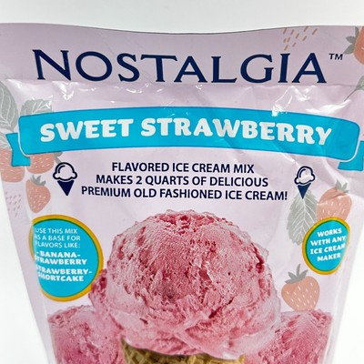 Nostalgia Premium Vanilla Crème Ice Cream Mix, 8 oz