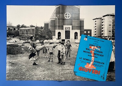 CINEMA-fotobusta poster IL GIOVEDI' Dino Risi CHIARI MERCIER D'ORSI