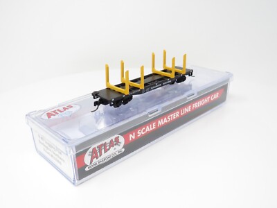 Atlas N 50006281 Burlington Northern BN 45' Logging Flatcar Freight Car N Scale