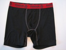 REEBOK Athletic Fitness Performance Underwear Boxer Brief M 6" inseam 32-34