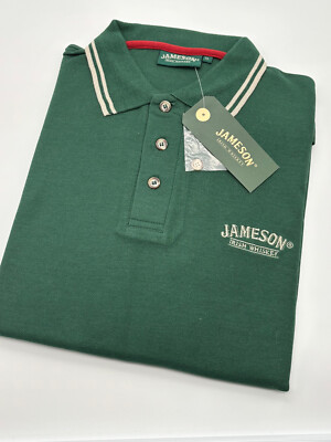 JAMESON IRISH WHISKEY POLO POLOSHIRT SHIRT 100% Baumwolle (L)