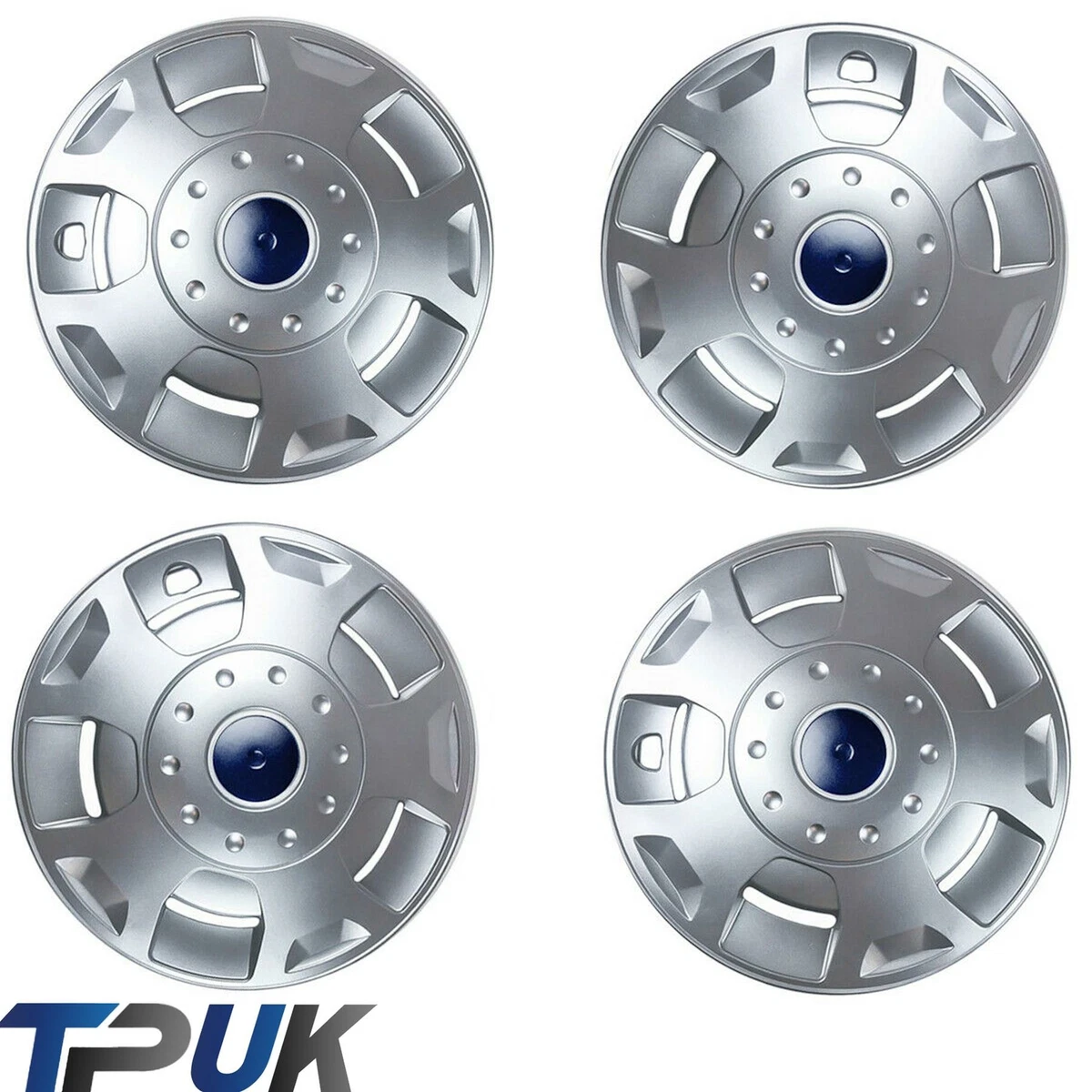 4 x 15 INCH WHEEL TRIM HUB CAP COVER X 4 FOR FORD TRANSIT MK6 MK7