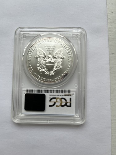 2013 W UNC SET American Silver Eagle Burnished Pcgs Ms69 Sp Secure+ Toning $1 - Picture 6 of 6