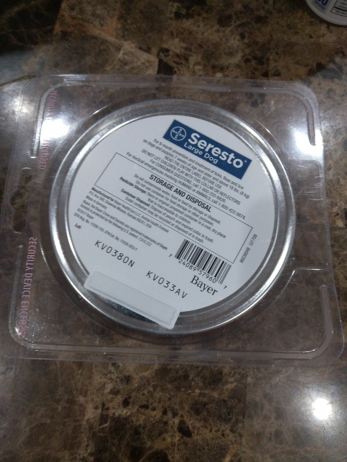 Bayer Seresto Flea and Tick Collar for Large Dog Dogs above 18lbs8mth