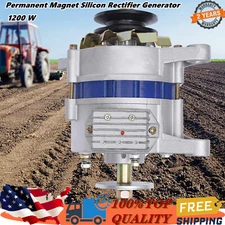 1200W Low Rpm Copper Permanent Magnet Alternator 12V Synchronous Generator PMA