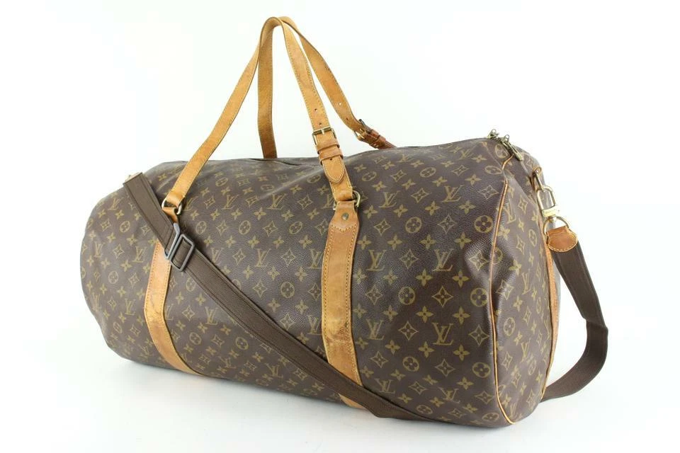 Louis Vuitton XL Monogram Sac Polochon 70 Keepall Bandouliere