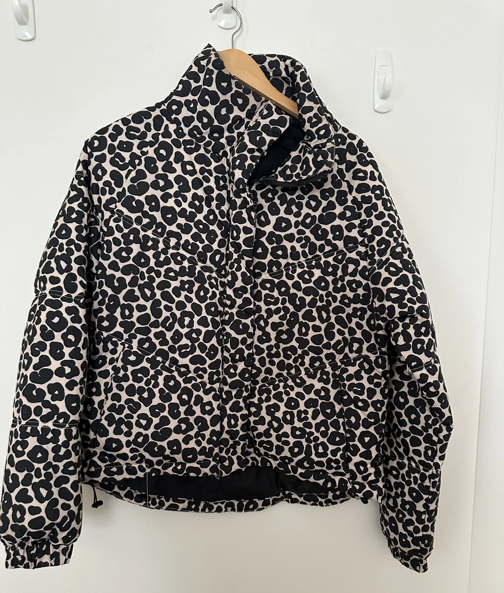 Cotton On Body Cheetah Print Puffer Jacket M- 12 Animal Print | eBay