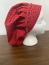 ANTS ALL OVER ON SURGICAL NURSES SCRUB HAT, BOUFFANT,CHEMO,SURGERY TECH
