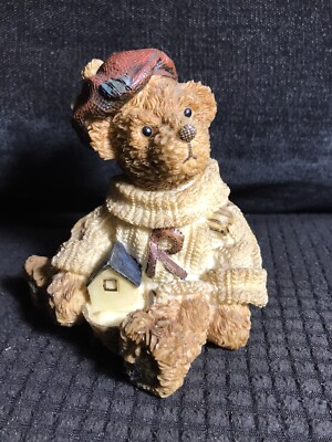 Bear Tatty Kleidung, Arche auf Rädern Spielzeug weißer Pullover - unbeschriftet Bearstone Boyds?