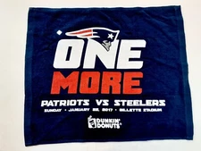 2017 New England Patriots vs Steelers SGA Towel ONE MORE  2016  AFC Championship