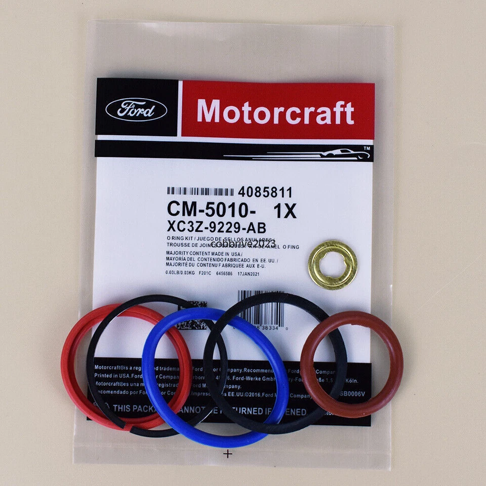 8 Pack OEM Injector O-Ring Kit For 7.3 Power Stroke Ford CM5010 XC3Z9229AB - Изображение 4 из 4