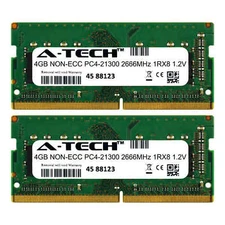 8GB 2x 4GB DDR4 Memory RAM for DELL LATITUDE 3490 3580 3590 E3490 E3580 E3590 8G