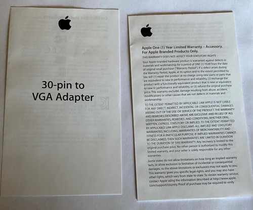 iPad 30 pin VGA Adapter wie neu - Zdjęcie 7 z 7