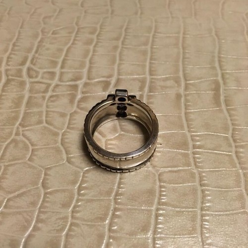 LOREE RODKIN GOTHIC Cross ring Silver 925 Cubic zirconia Size US 8.5 With Box - Picture 14 of 22