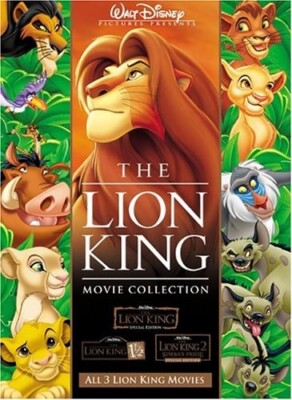 The Lion King Trilogy Collection Walt Disney New DVD Movie Six