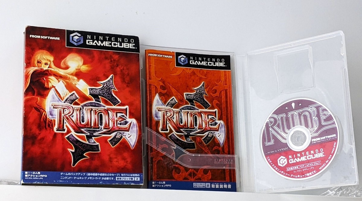 Rune Nintendo Gamecube (FROM Software, Lost Kingdoms) NTSC-J Japan
