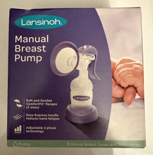 Lansinoh Manual Breast Pump  Accessories or Breastfeeding New Sealed