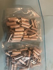 Lot of 50 M3 Aluminum Spacers 4mm ID x 8mm OD x 23mm L