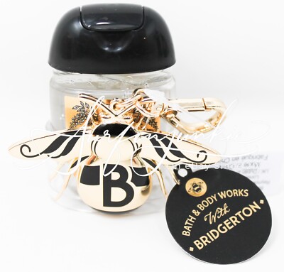 Bath Body Works Hand Sanitizer Pocketbac AntiBac Gel Holder Bridgerton Bee Gold